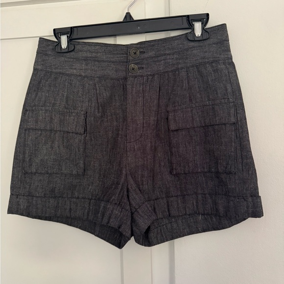 rag & bone Dark Gray Women's Cargo Shorts - Picture 1 of 3